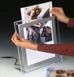 table lightbox display